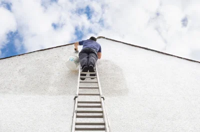Peinture extérieure à Bussière-Badil — façades et ravalement